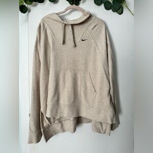 Beige Nike ThermaFit Crewneck